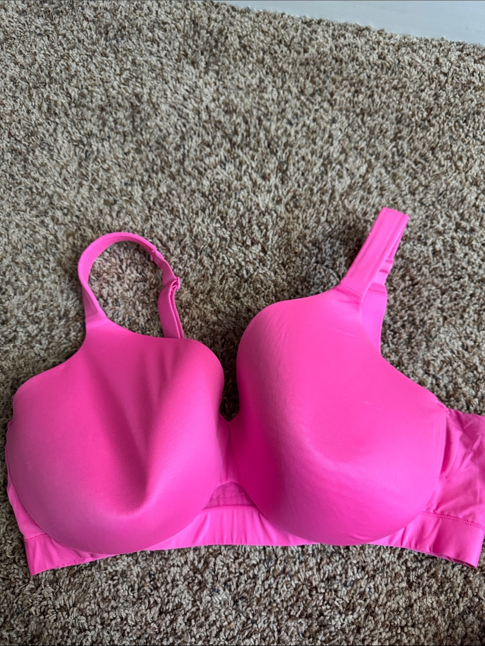 Cacique Vibrant Hot Pink Seamless T-Shirt Bra